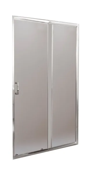 Душевая дверь BelBagno Unique стекло матовое 115х190 см профиль хром 5 мм раздвижная (UNIQUE-BF-1-100/115-P-Cr)