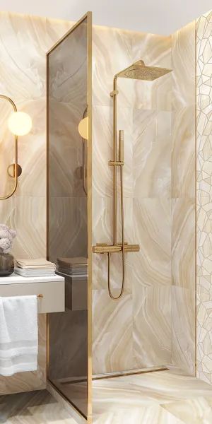 Плитка декор New Trend Venice светло-бежевая 600x300x9 мм