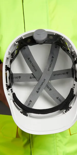 Каска защитная Delta Plus Diamond Vi Wind белая с храповиком (DIAM6WTRBC)