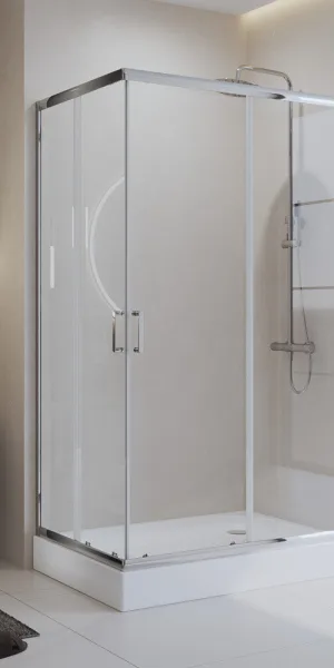 Душевой уголок BelBagno Uno хром 120х90х195 см прямоугольник стекло прозрачное 5 мм (UNO-195-AH-2-120/90-C-Cr)