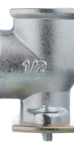 Водорозетка 1/2 ВР(г) х 1/2 ВР(г) на планке латунная