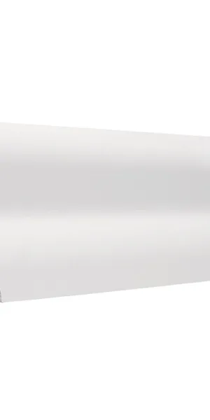 Плинтус экополимер Stenopol 42x21x2000 мм белый (C7230)