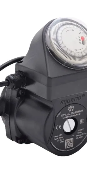 Циркуляционный насос для систем отопления Aquario AC 152-130HWT DN15 подъем 2 м 130 мм с гайками (5152)