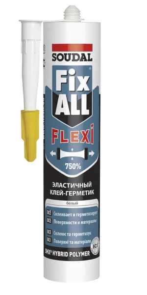 Клей-герметик гибридный Soudal Fix All Flexi белый 290 мл