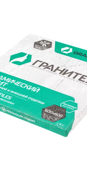 Керамогранит Уральский Гранит Neiva G392 бежевый 600х600х10 мм (4 шт.=1,44 кв.м)