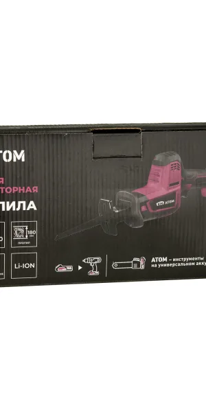 Пила сабельная аккумуляторная КМ АТОМ 18 В без АКБ и ЗУ (CMRS-183BL)