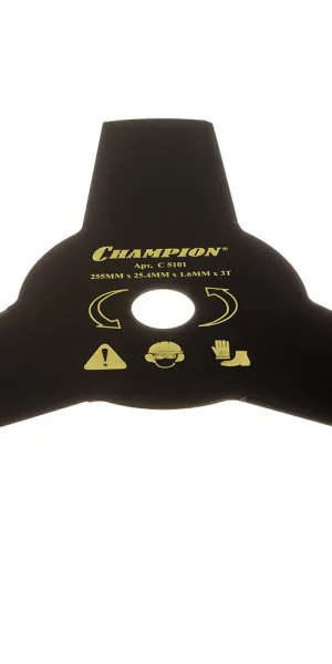 Нож для триммера Champion Т333 255х25,4 мм 3 зуба (C5101)