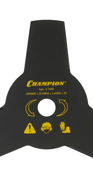Нож для триммера Champion Т333 255х25,4 мм 3 зуба (C5101)