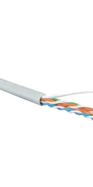 Интернет-кабель (витая пара) U/UTP 4PR CAT5e 4х2х0,51 мм PVC Hyperline (305 м)