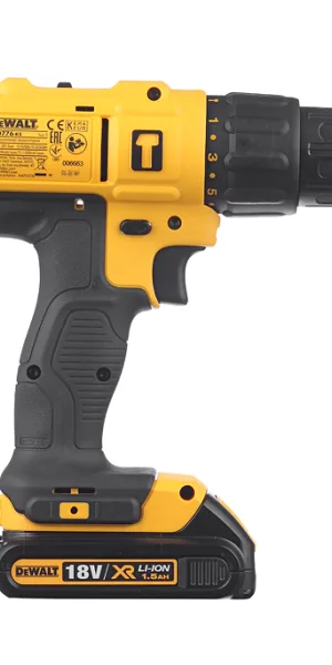 Дрель-шуруповерт ударная аккумуляторная DeWalt DCD776S2 18 В 1,5 Ач