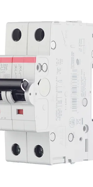Автоматический выключатель модульный ABB S202 2P 25А тип C 6 кА 400 В (2CDS252001R0254)