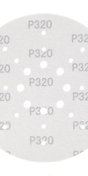 Диск шлифовальный КМ Purple d225 мм Р320 на липучку бумажная основа (5 шт.)