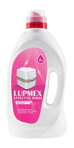 Жидкость для биотуалетов Lupmex Effective Rinse 2 л в верхний бак