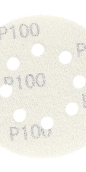 Диск шлифовальный КМ Purple d125 мм P100 на липучку бумажная основа (5 шт.)