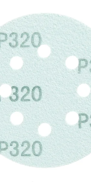 Диск шлифовальный КМ Green Film d125 мм P320 на липучку пленочная основа (5 шт.)