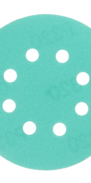 Диск шлифовальный КМ Green Film d125 мм P320 на липучку пленочная основа (5 шт.)