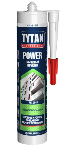 Герметик гибридный Tytan Professional Power серый 300 мл