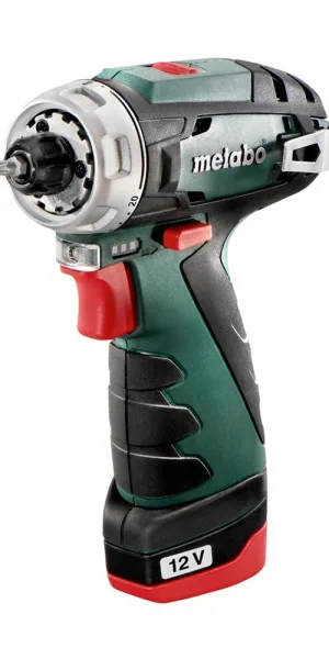 Дрель-шуруповерт аккумуляторная Metabo PowerMaxx BS Basic 12 В 2 Ач Li-Ion 2 АКБ и ЗУ (600984500)