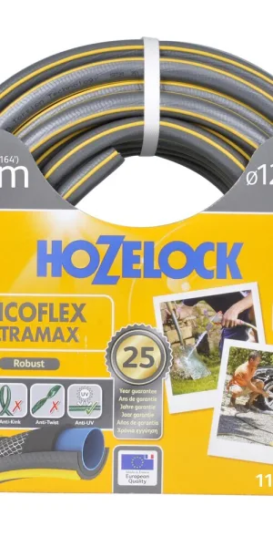 Шланг поливочный 1/2 50 м пятислойный HoZelock Tricoflex Ultramax ПВХ (116244)