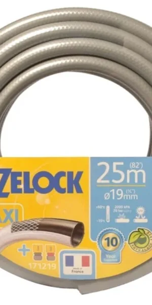 Шланг поливочный 3/4 25 м пятислойный HoZelock Tricoflex Maxi ПВХ с коннекторами (171219)