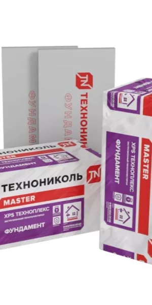 Экструдированный пенополистирол Технониколь Техноплекс Фундамент 100х580х1180 мм