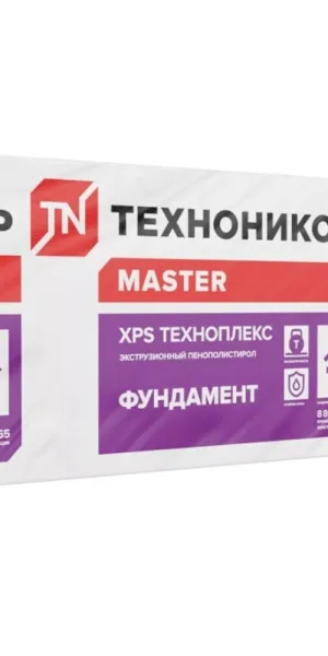 Экструдированный пенополистирол Технониколь Техноплекс Фундамент 100х580х1180 мм