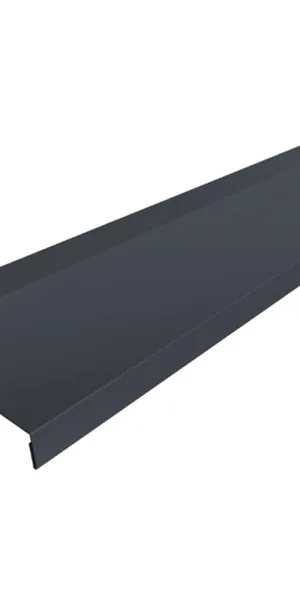 Отлив 150х2000 мм графитовый серый RAL 7024