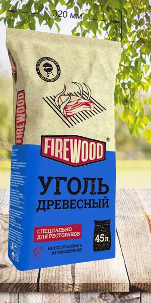 Уголь древесный березовый Firewood 7 кг