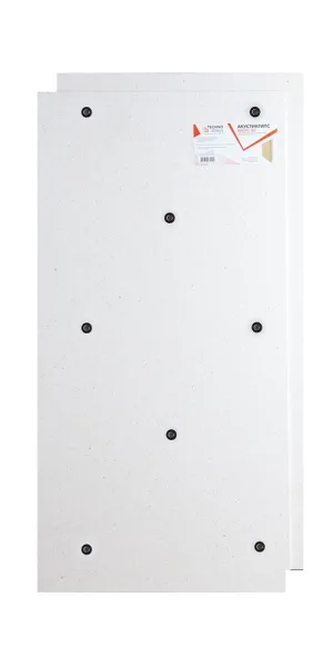 Панель звукоизоляционная AcousticGyps Basic 40х600х1200 мм с комплектом крепежа