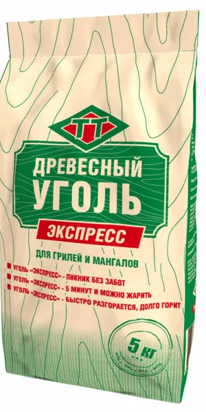 Уголь древесный березовый СевЗапУголь Экспресс 5 кг