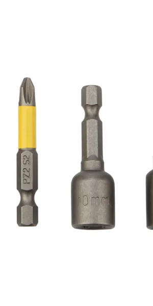 Набор бит Kranz (KR-92-0461) PH2/PZ2 50 мм с магнитным держателем (4 шт.)