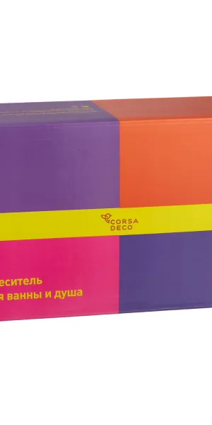 Смеситель для ванны Corsa Deco CX хром однорычажный с длинным изливом с лейкой (FBTCX3)