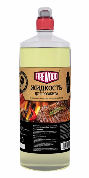 Жидкость для розжига Firewood парафиновая 1 л