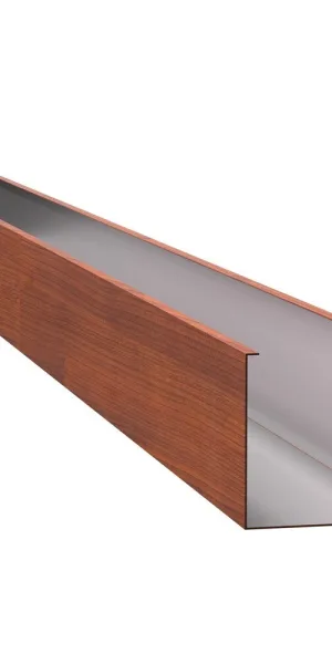 Рейка кубообразный дизайн 30х40 мм 3 м cherry wood