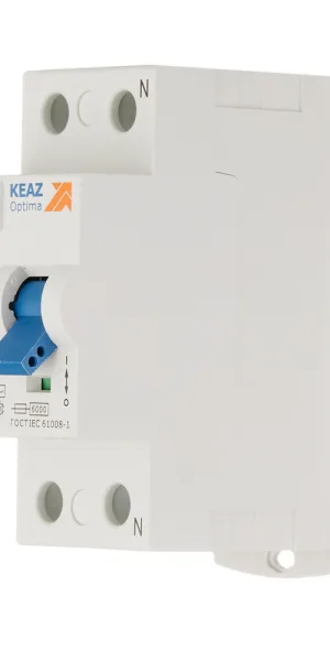 УЗО КЭАЗ OptiDin DM63 63А 1P+N тип AC 30 мА 6 кА (254186)