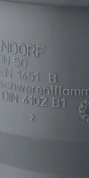 Ревизия Ostendorf HTRE d50 мм пластиковая для внутренней канализации (112600)