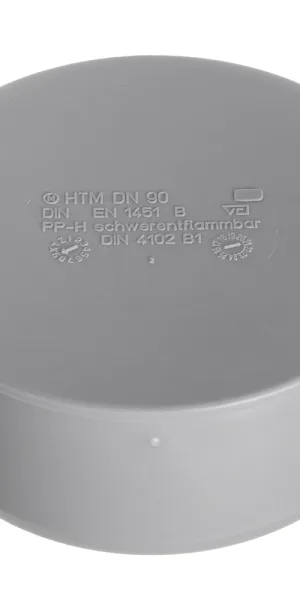 Заглушка Ostendorf HTM d90 мм пластиковая для внутренней канализации (114620)