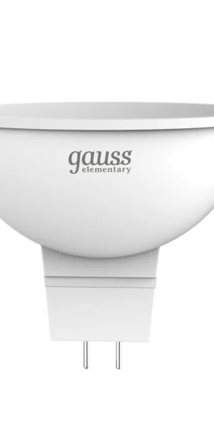 Лампа светодиодная Gauss GU5.3 4100К 7 Вт 550 Лм 180-240 В софит матовая