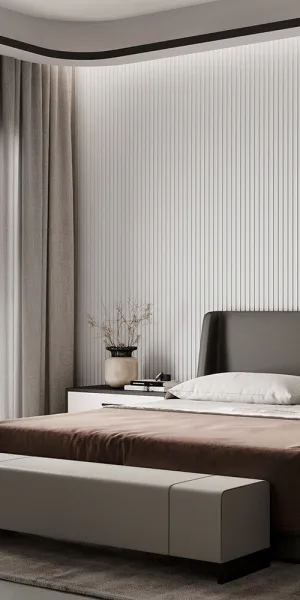 Панель декоративная из экополимера 200х2000х9 мм Bello Deco XPS СП 05/2 белая 0,4 кв.м