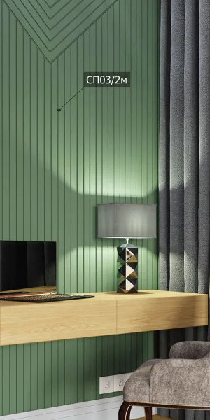 Панель декоративная из экополимера 200х2000х9 мм Bello Deco XPS СП 03/2 белая 0,4 кв.м