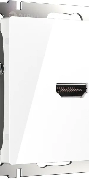 Розетка HDMI Werkel встраиваемая белая (a051121)