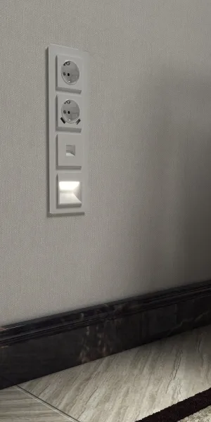Розетка компьютерная Werkel встраиваемая белая RJ45 (a051136)