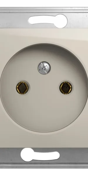 Розетка Systeme Electric Glossa встраиваемая молочная (GSL000941)