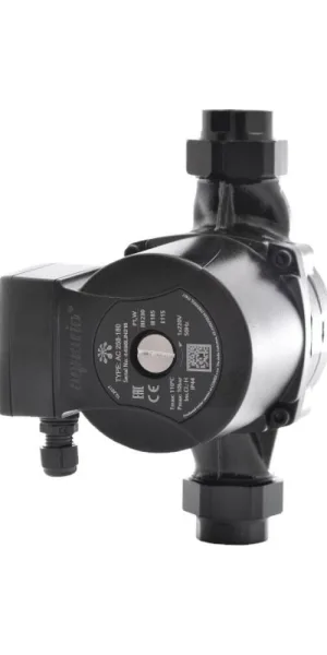 Циркуляционный насос для систем отопления Aquario AC 258-180 DN25 подъем 8 м 180 мм с гайками (5358)