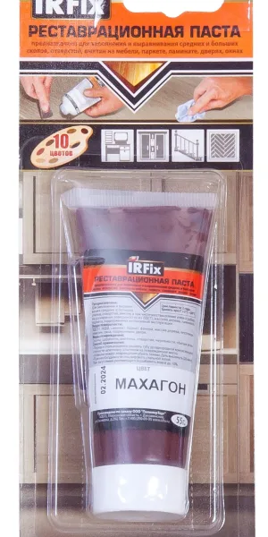 Паста реставрационная IRFIX махагон 55гр 20306