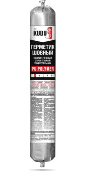 Герметик Kudo Prof Pu 40 полиуретановый cерый 600 мл KSP-453