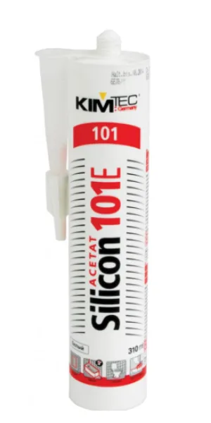 Герметик  Kim Tec 101Е силиконовый белый 310мл 02-01-31