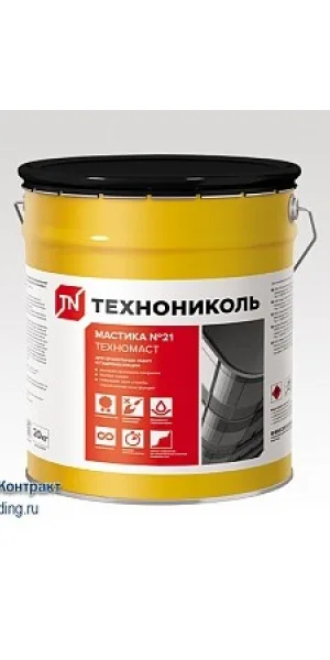 Мастика кровельная ТЕХНОМАСТ №21 20кг
