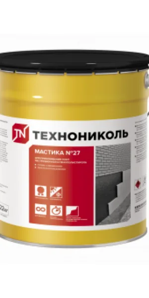 Мастика приклеивающая Технониколь № 27 ведро 22кг