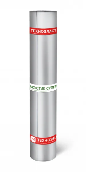 Гидрозвукоизоляция Техноэласт Акустик Супер А350 1х10м Технониколь